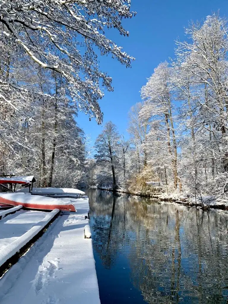 Family boat tour in the Spreewald Biosphere Reserve